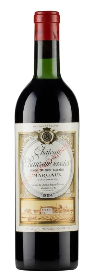 1964 | Chateau Rauzan Gassies | Margaux - Wine