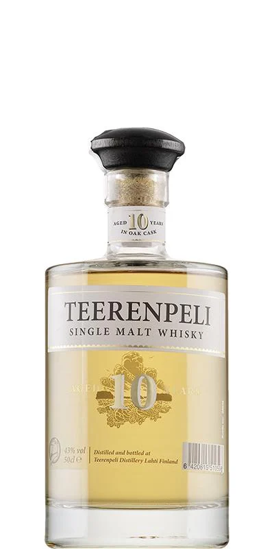 Teerenpeli 10 Year Old Matured in Sherry and Bourbon Casks Single Malt Whisky | 500ML - Whiskey