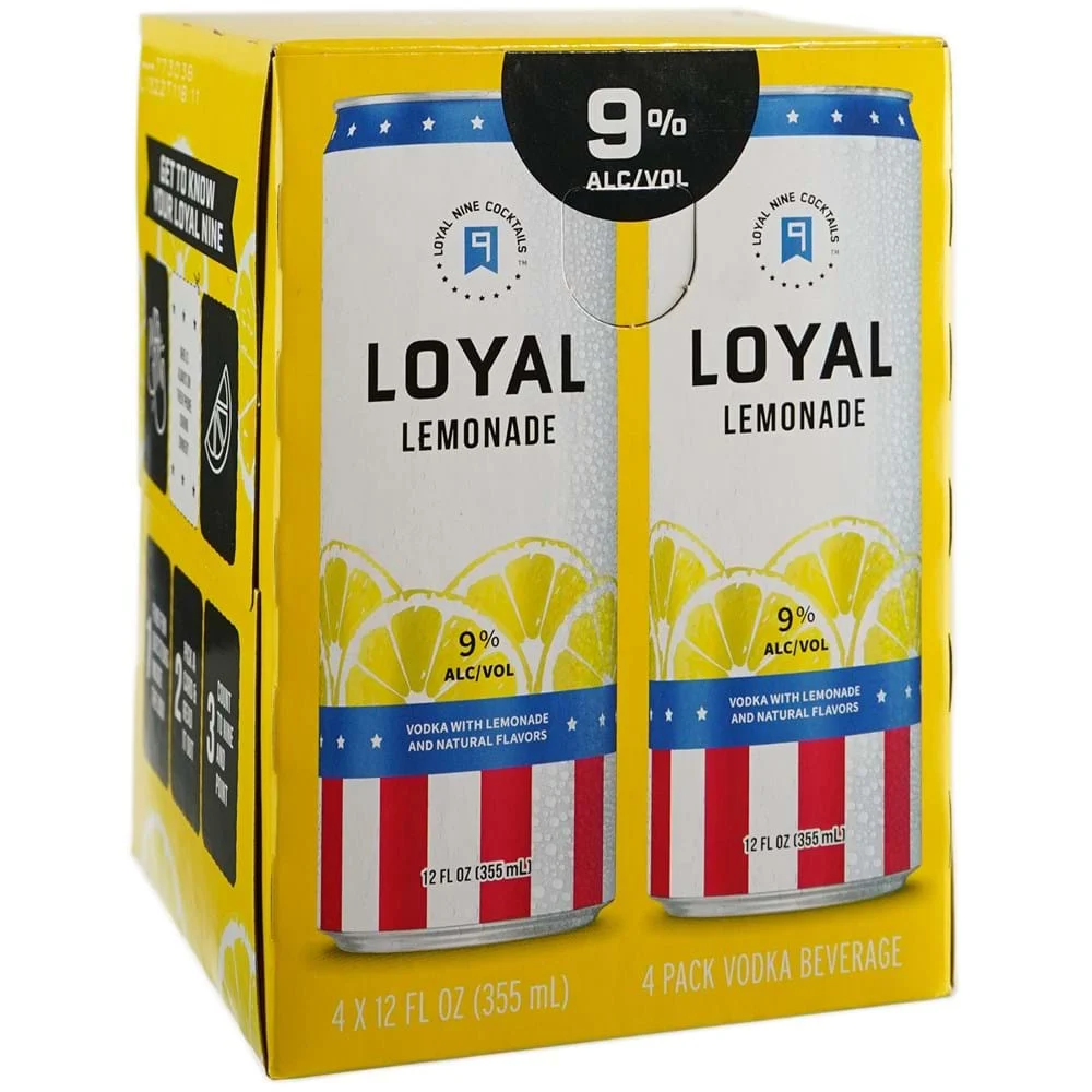 Loyal 9 Lemonade Cocktails | 4*355ML