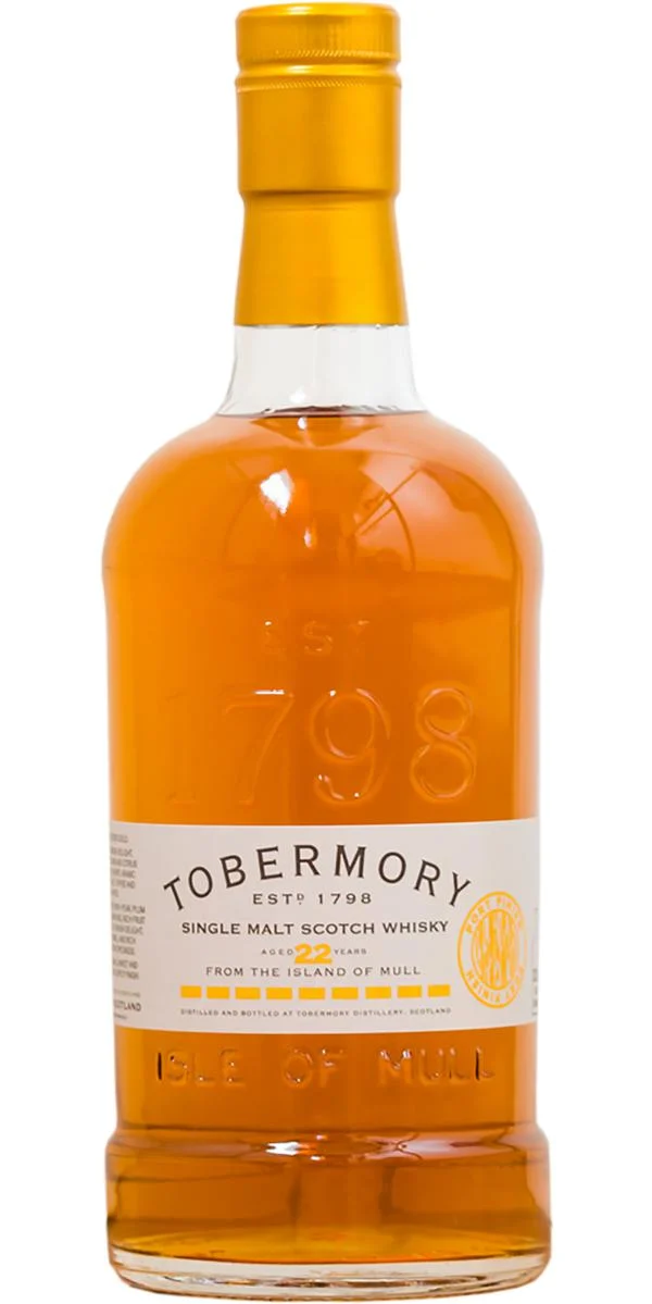 Tobermory 22 Year Old Port Finish Single Malt Scotch Whisky | 700ML - Whiskey