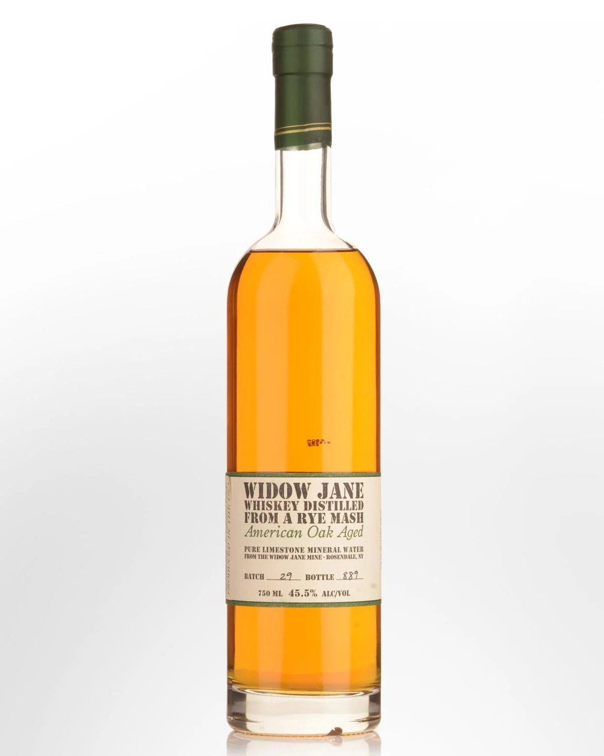 Widow Jane Rye Mash American Oak Aged Batch # 29 Whiskey