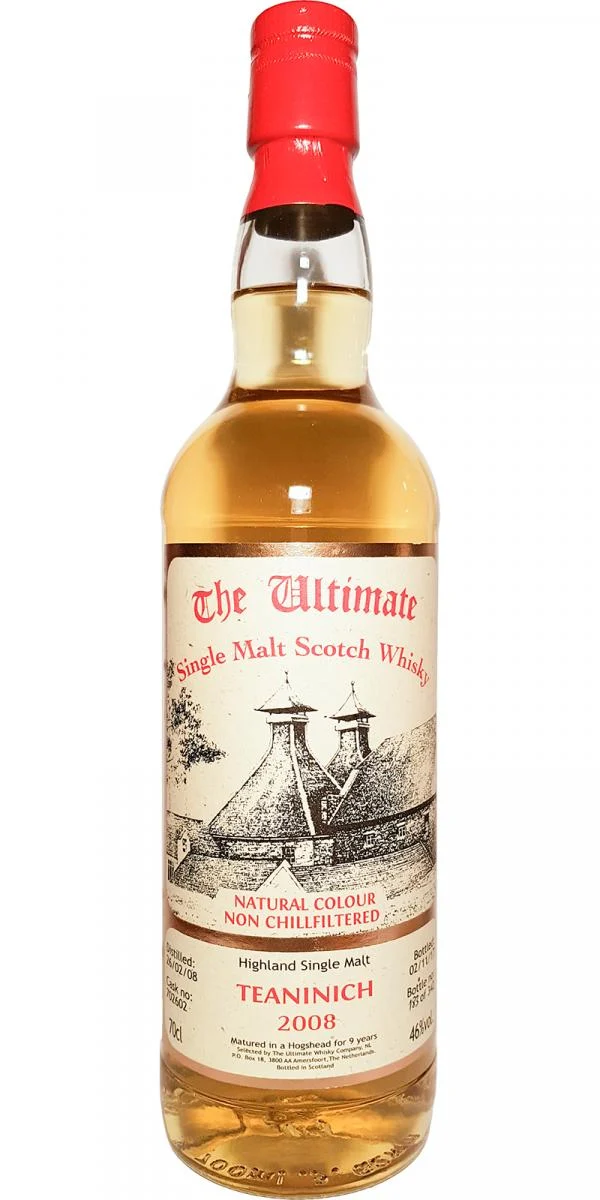 Teaninich 12 Year Old (D.2008, B.2021) The Ultimate Scotch Whisky | 700ML - Whiskey