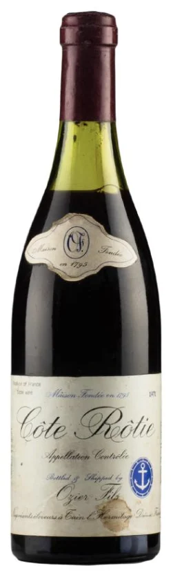 1971 | Domaine Stéphane Ogier | Cote Rotie - Wine