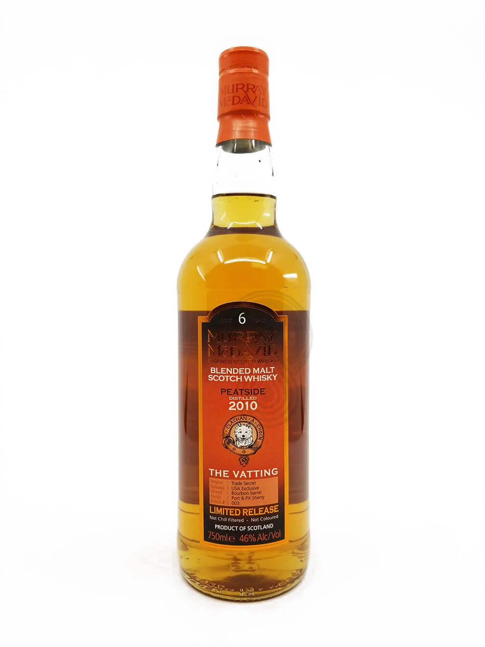 Murray McDavid Old The Vatting 2010 Peatside Port & Px Sherry Blended Scotch Whisky | 700ML - Whiskey