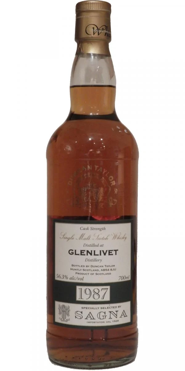 The Glenlivet 1987, Bottled 2010 (22 Year Old) Duncan Taylor Scotch Whisky | 700ML - Whiskey