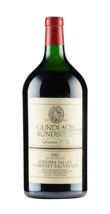 1982 | Gundlach Bundschu | Batto Ranch Cabernet Sauvignon (Double Magnum) - Wine