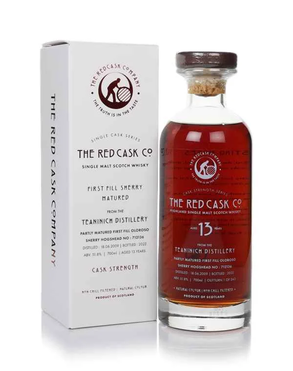 Teaninich 13 Year Old 2009 (cask 712136) - Single Cask Series (The Red Cask Company) | 700ML