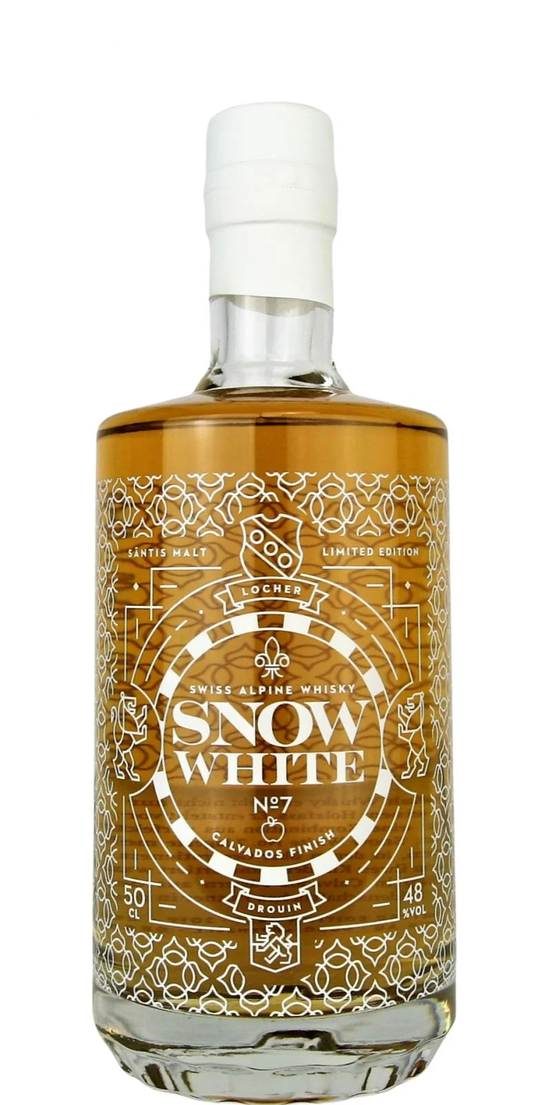 Santis Malt Snow White No.7, Calvados Finish Whisky | 500ML - Whiskey