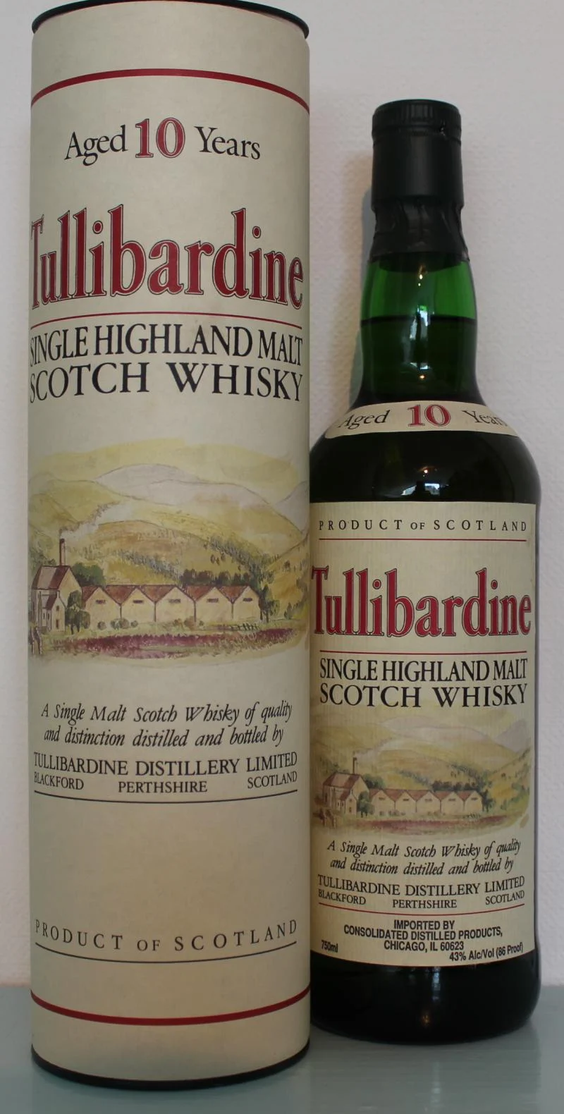 Tullibardine 10 Year Old Highland Malt Scotch Whisky | 700ML - Whiskey