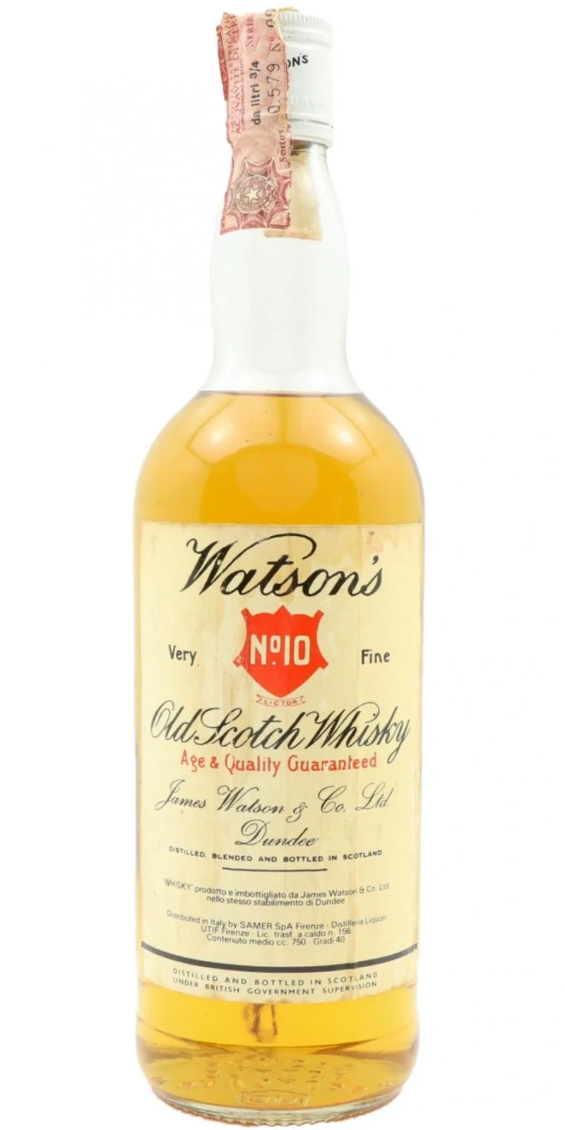 Watson's Very Fine Scotch Whisky - Whiskey
