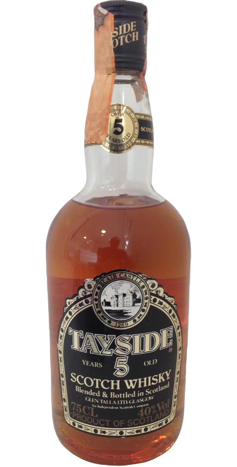 Tayside 5 Year Old, Blended Scotch Whisky - Whiskey