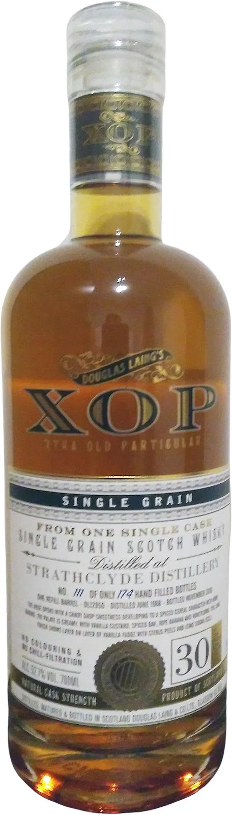 Strathclyde 30 Year Old (D.1988 B.2018) Douglas Laing’s XOP (Proof 105.4) Scotch Whisky | 700ML - Whiskey
