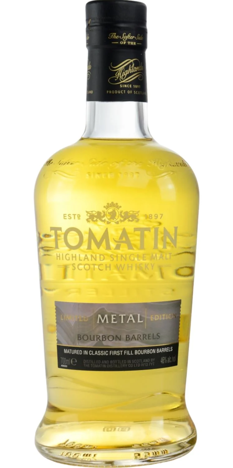 Tomatin METAL Bourbon Barrels Five Virtues Series Limited Edition Scotch Whisky | 700ML - Whiskey