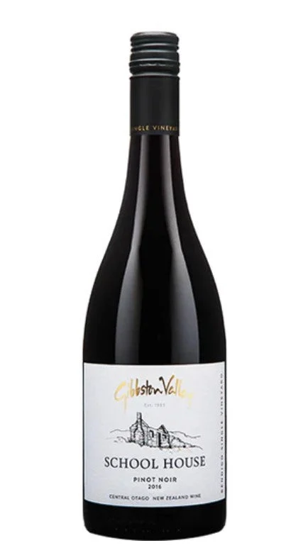 2016 | Vinos del valle de Gibbston | Casa de la escuela Pinot Noir