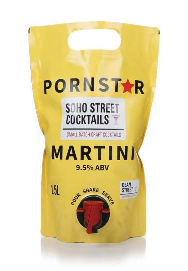Soho Street Cocktails Passion Star Martini Pouch | 1.5L