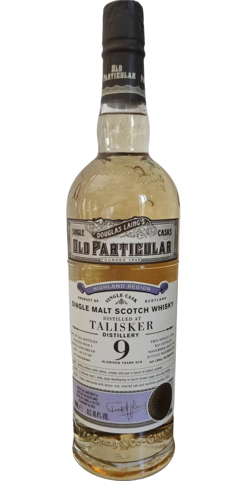 Talisker 10 Year Old (D.2010, B.2021) Douglas Laing’s Old Particular Scotch Whisky | 700ML - Whiskey
