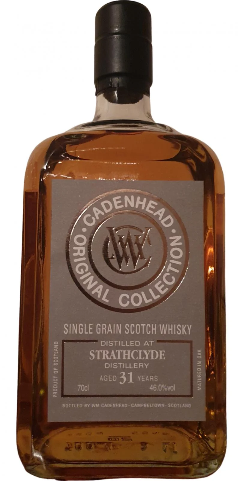 Strathclyde 31 Year Old Cadenhead’s Original Collection (Proof 92) Scotch Whisky | 700ML - Whiskey