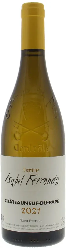 2021 | Domaine Saint Préfert | Famille Isabelle Ferrando Chateauneuf-du-Pape Blanc