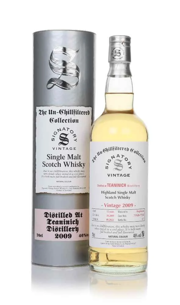 Teaninich 12 Year Old 2009 (casks 717628 & 717632) - Un-Chillfiltered Collection (Signatory) | 700ML
