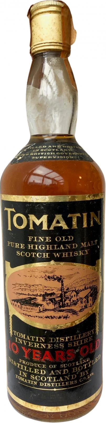 Tomatin 10 Year Old (Bottled 1980s) Scotch Whisky - Whiskey