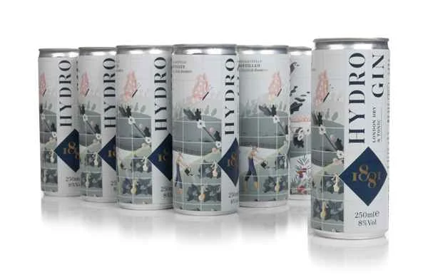 1881 London Dry Hydro Gin & Tonic | 12x250ML - Ready To Drink