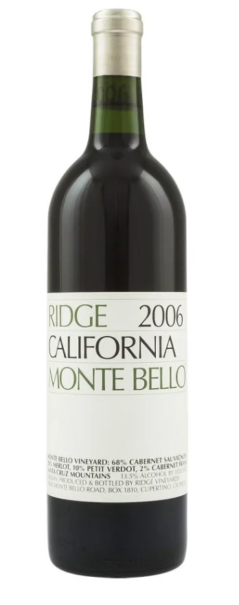 2006 | Ridge Vineyards | Monte Bello Cabernet Sauvignon - Vino