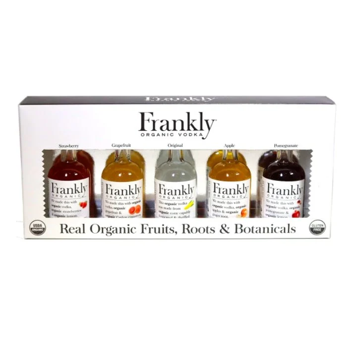 Vodka de paquete variado Frankly Organic | 5*50ML