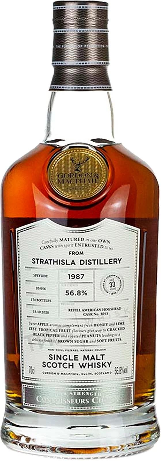 Strathisla 33 Year Old (D.1987, B.2021) Connoisseurs Choice Scotch Whisky | 700ML - Whiskey