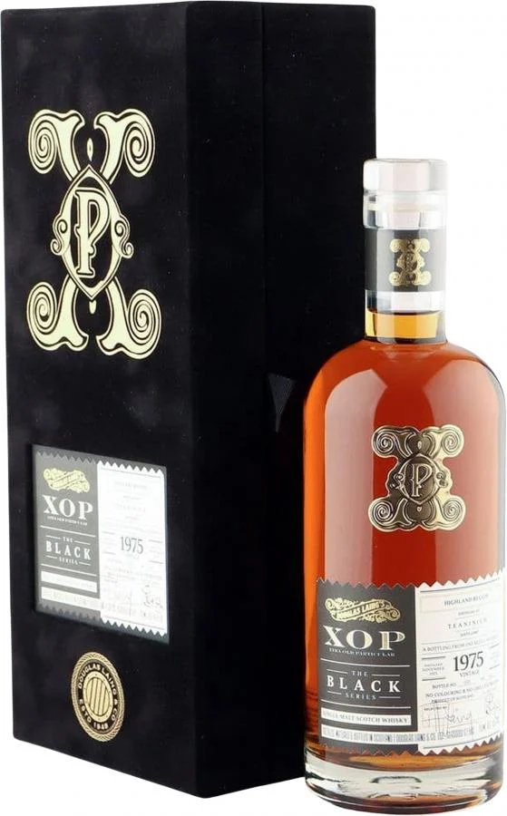 Teaninich 1975 (Bottled 2020) Douglas Laing’s XOP The Black Series Scotch Whisky | 700ML - Whiskey