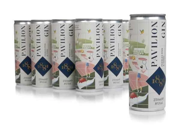 1881 Pavilion Pink Hydro Gin & Tonic | 12x250ML - Ready To Drink