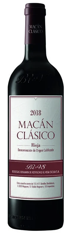 2018 | Benjamín de Rothschild y Vega Sicilia | Macán Clásico - Vino