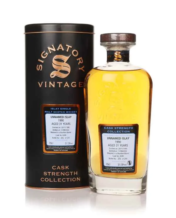 Unnamed Islay 31 Year Old 1990 (cask 4349) - Cask Strength Collection (Signatory) | 700ML