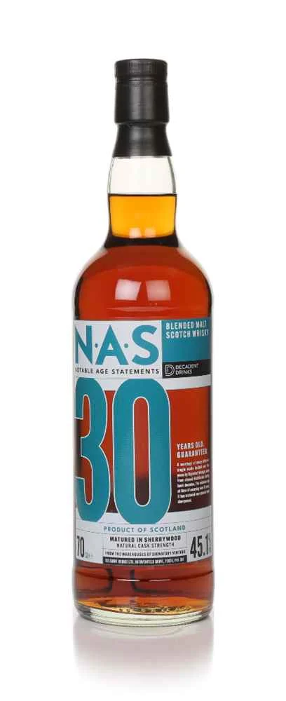 30 Year Old Blended Malt - Notable Age Statements (Decadent Drinks) | 700ML