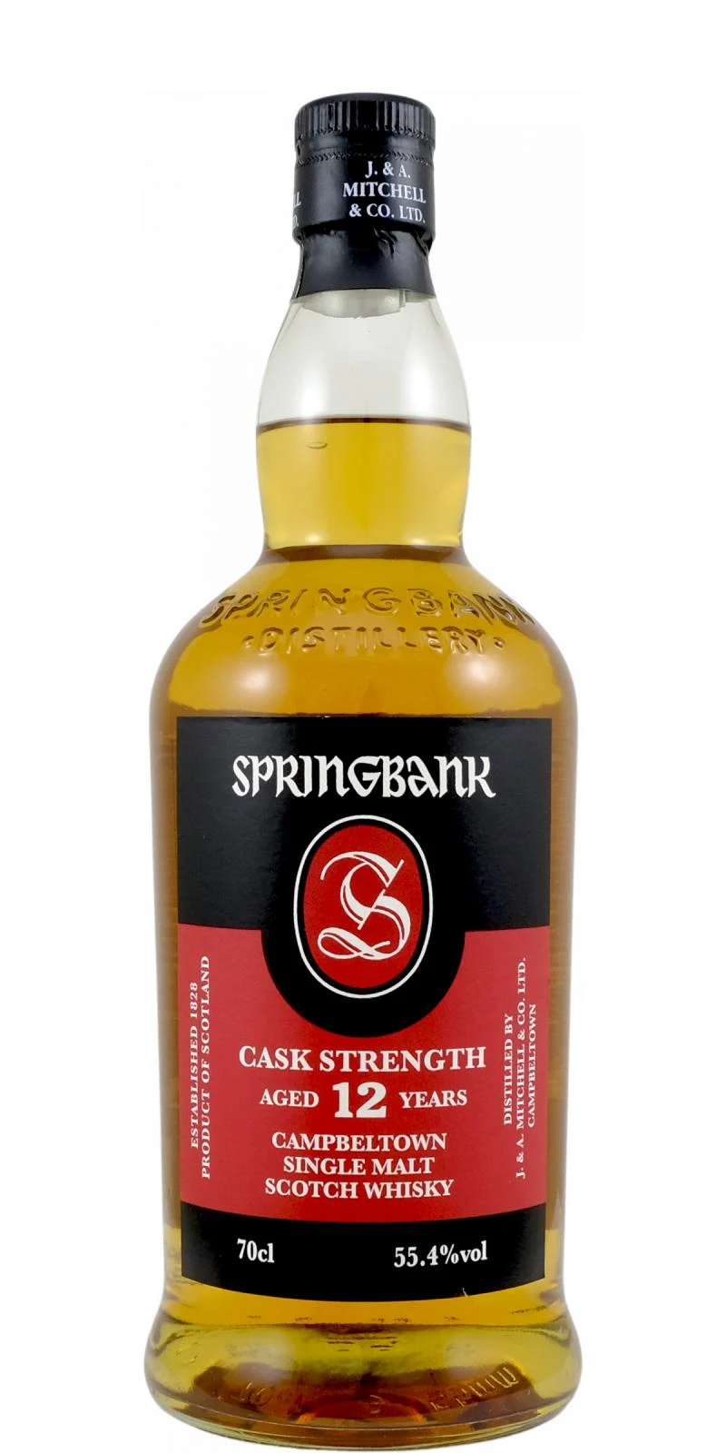 Springbank Cask Strength 12 Year Old (Batch 22) (Proof 110.8) Scotch Whisky | 700ML - Whiskey