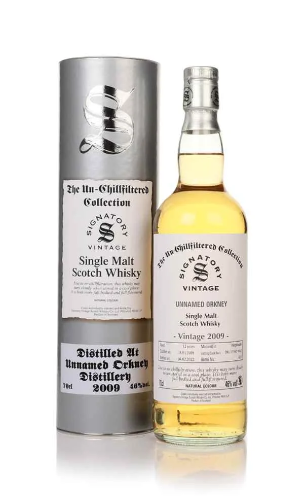 Unnamed Orkney 12 Year Old 2009 (casks DRU17/A67 #1+2) - Un-Chillfiltered Collection (Signatory) | 700ML