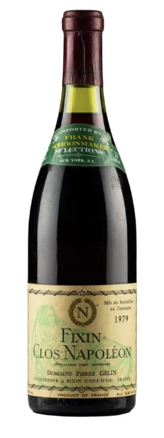 1979 | Domaine Pierre Gelin | Clos Napoleon Fixin - Wine