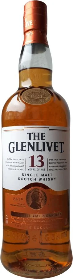 The Glenlivet 13 Year Old First Fill American Oak Single Malt Scotch Whisky | 700ML - Whiskey