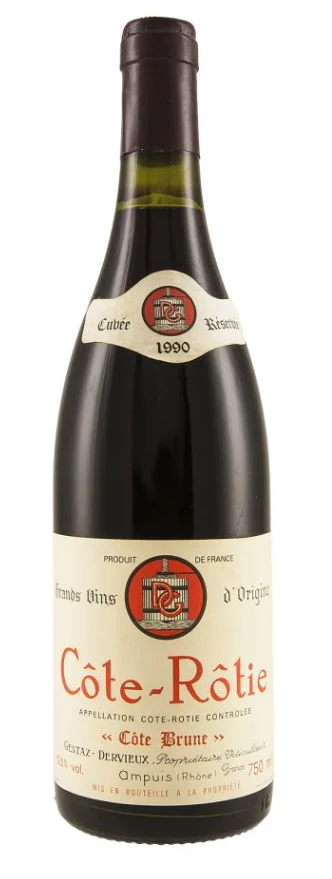 1990 | Marius Gentaz-Dervieux | Cote Rotie Cote Brune