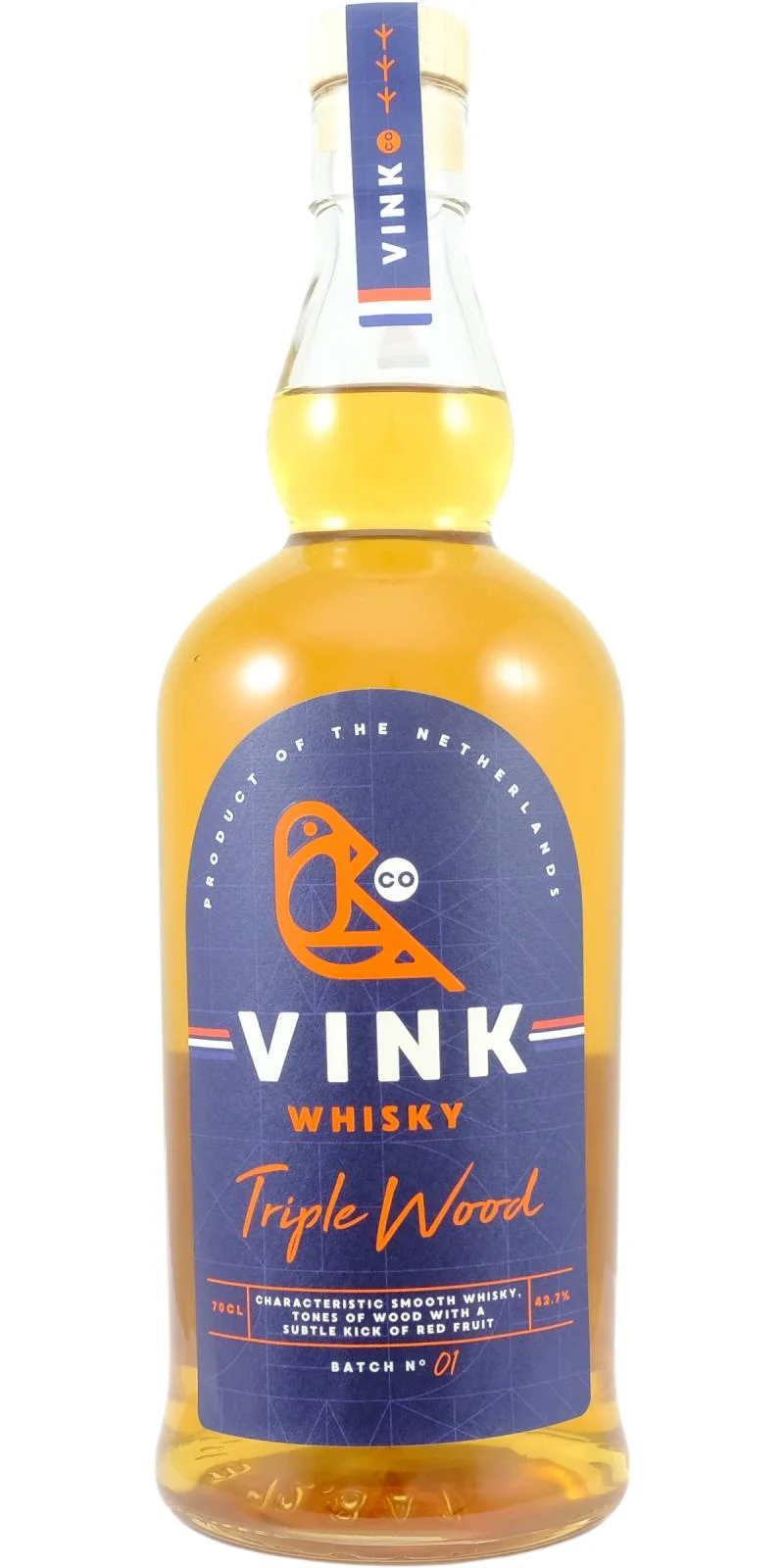 Vink Triple Wood Batch 01 Dutch Whisky | 700ML - Whiskey