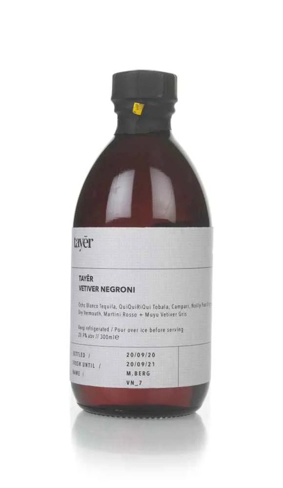 Tayer Vetiver Negroni | 300ML - Cóctel