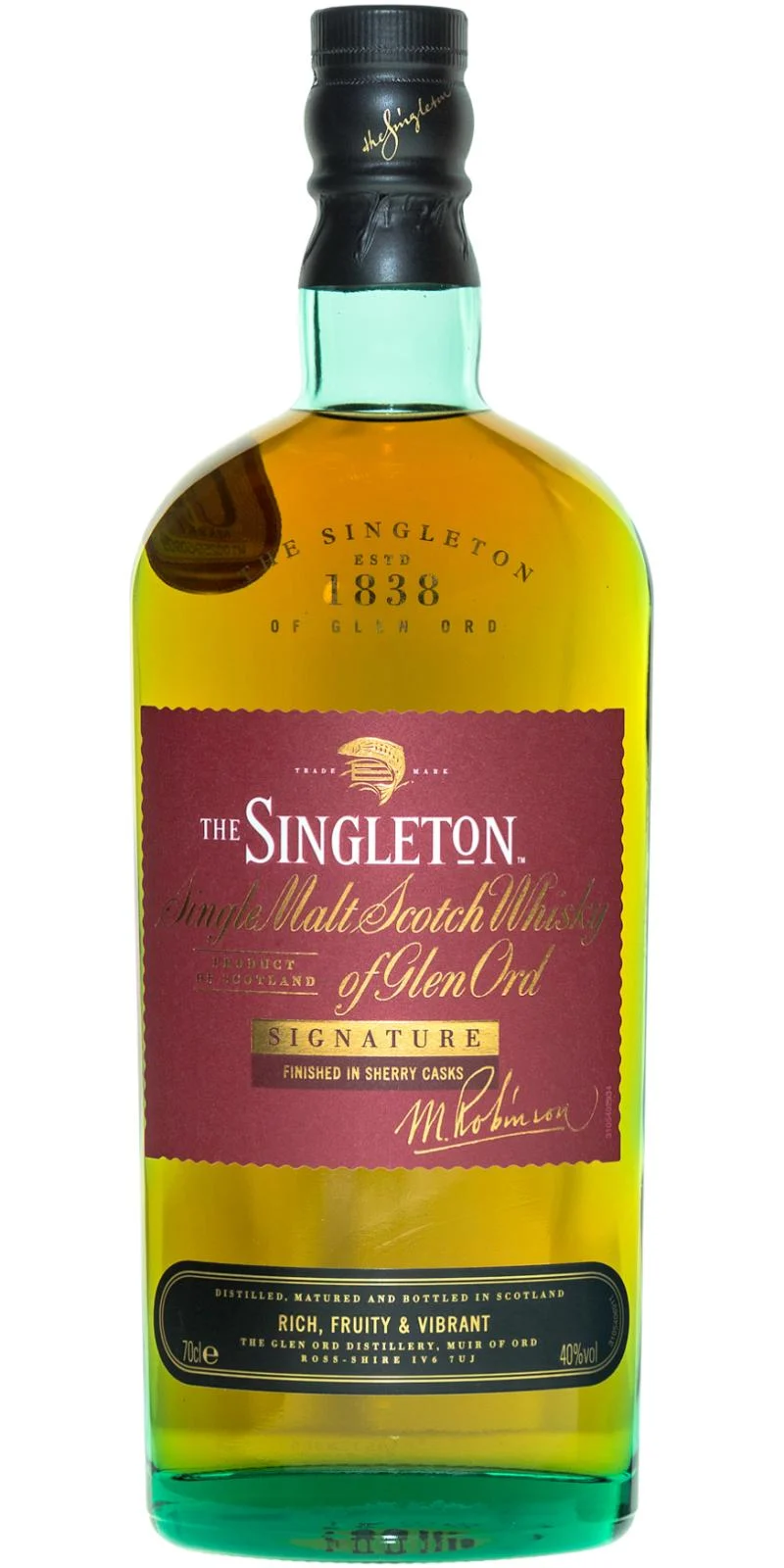 The Singleton of Glen Ord Signature Finished in Sherry Casks Scotch Whisky | 700ML - Whiskey