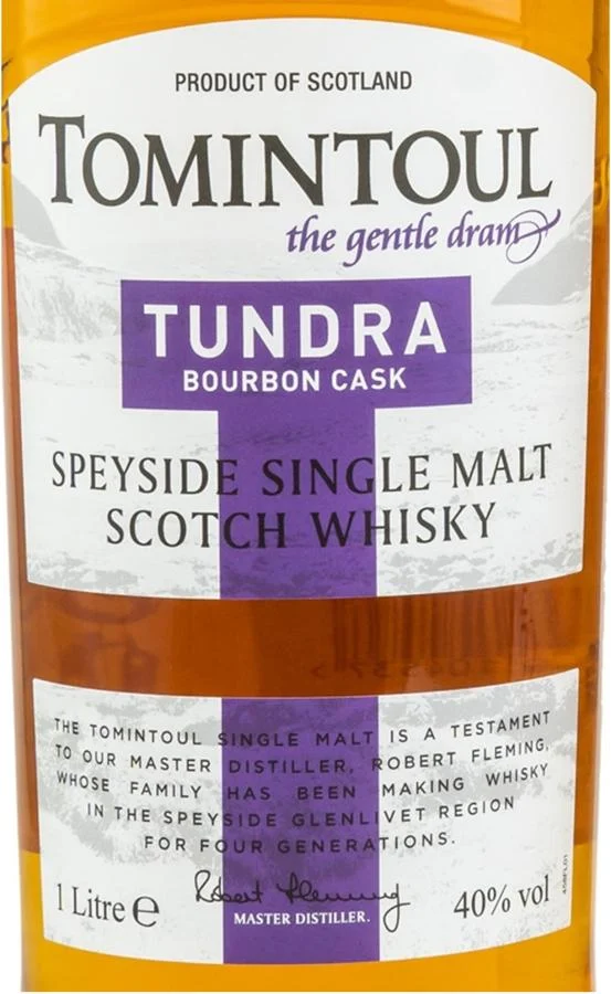 Tomintoul Tundra Bourbon Cask Scotch Whisky | 1L - Whiskey