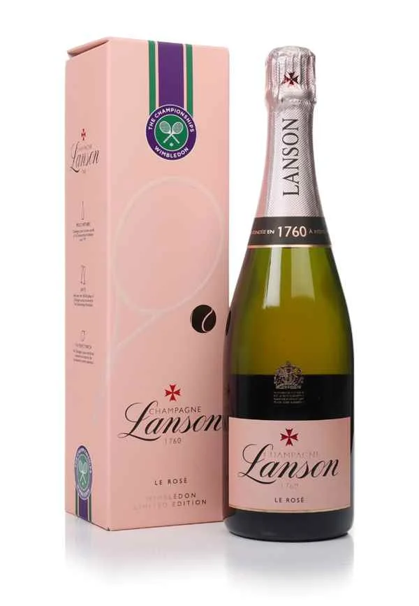 2022 | Champagne Lanson | Le Rosé Champagne - Wimbledon Edition