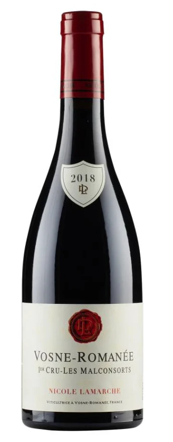 2018 | Domaine Nicole Lamarche | Vosne Romanee Les Malconsorts - Wine