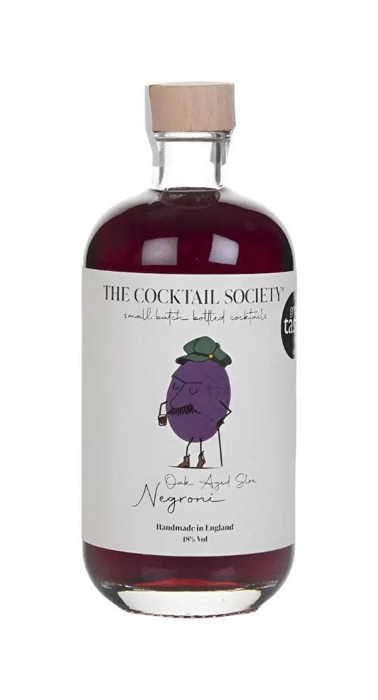 The Cocktail Society Negroni de endrino envejecido en roble | 500ML - Cóctel