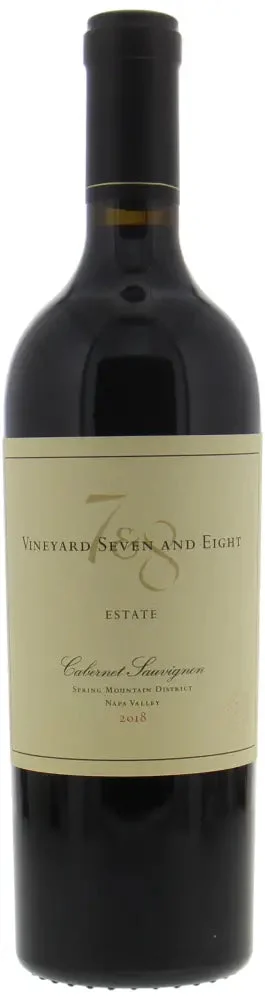 2018 | Vineyard 7 & 8 | Estate Cabernet Sauvignon - Wine