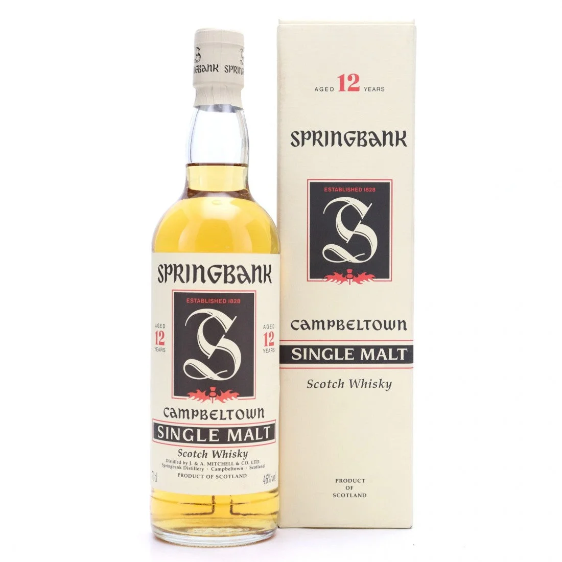 Springbank 12 Year Old Red Thistle (Bottled 1990s) Scotch Whisky | 700ML - Whiskey
