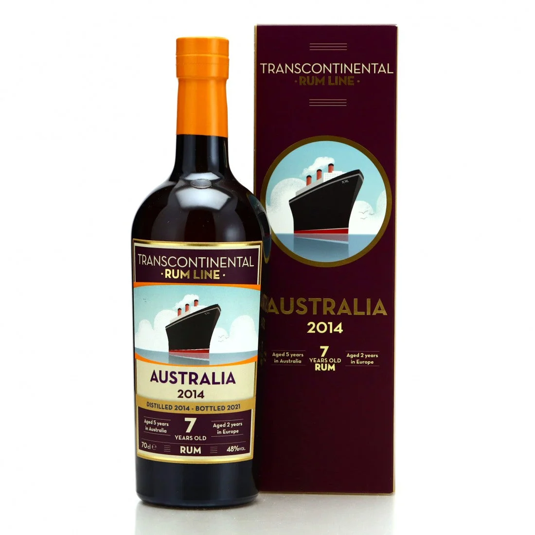 Transcontinental Line 2014 Australia Ron añejo de 7 años | 700ML