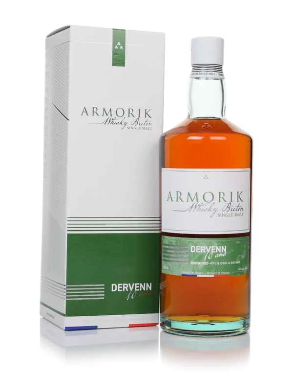 Armorik 10 Year Old Dervenn Single Malt | 700ML - Whiskey