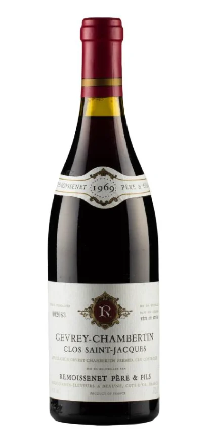 1969 | Remoissenet Père & Fils | Gevrey Chambertin Clos St Jacques - Wine